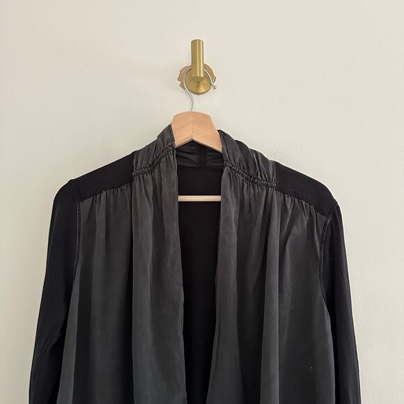 Lululemon Your Best Breath Cardigan Wrap Sweater Black 4 - Picture 5 of 9